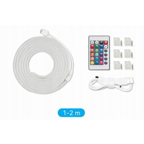 Vention Silicone Neon LED strip with remote control, 12V, 2m Cene