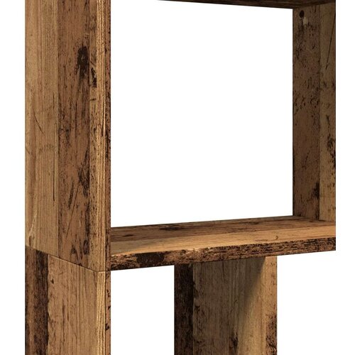  Regal za knjige boja starog drva 60x20x120 cm konstruirano drvo Slike