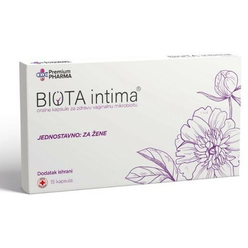 Premium Pharma probiotik biota intima 15 kapsula Cene