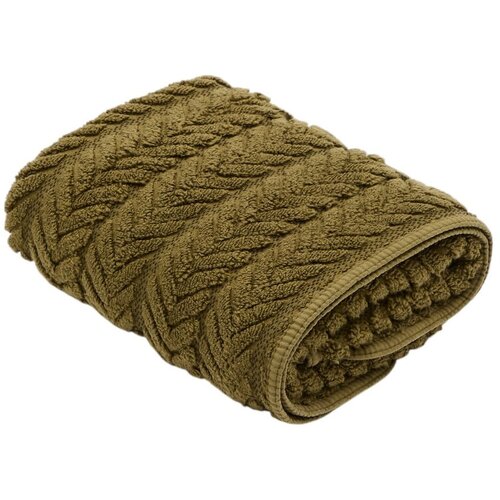 Kave Home Zelena frotirna bombažna brisača 50x90 cm Rune – Cene