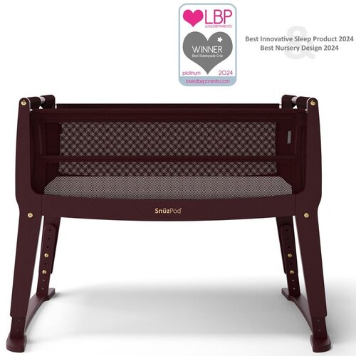 Snuz Pod Studio Krevetić za bebe - Rome Burgundy Slike