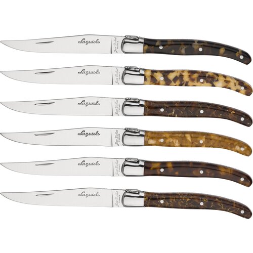 LAGUIOLE jean dubost 6 pcs. steak knives set acrylic Slike