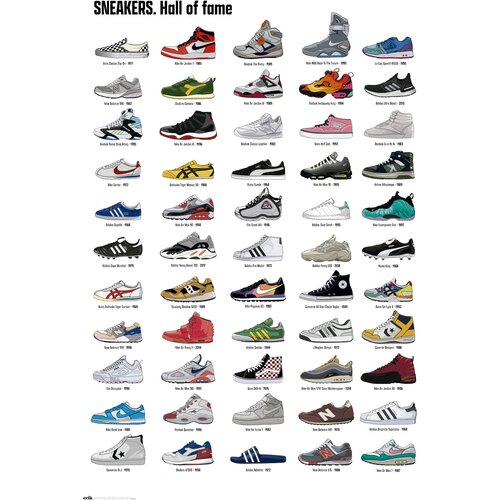 Grupo PLAKAT SNEAKERS HALL OF FAME, (20837513) Cene
