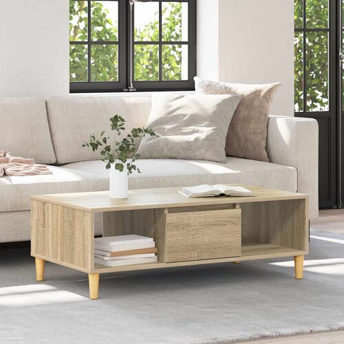  Kava Stol Sonoma hrast 102 x 55 x 35 cm Konstruirano drvo Slike