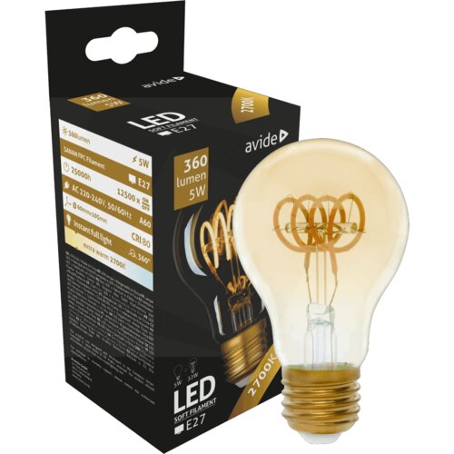 Avide Sijalica, LED 5W, E27, 2700K, 360&amp;deg;, 230V AC &amp;ndash; Globe 5W E27 Slike