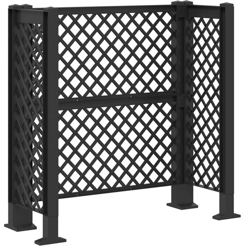 Re&amp;scaron;etak za kantu Antracit 123 x 47 x 114 cm PP Slike