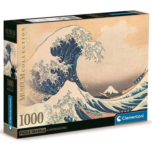 Clementoni Hokusai - Veliki val kod Kanagawe puzzle od 1000 komada - Cene