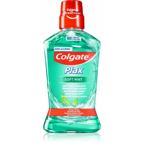 Colgate Plax Soft Mint ustna voda proti zobnim oblogam 500 ml