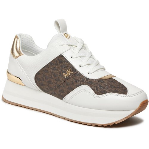 Michael Kors Niske tenisice 'RAINA' smeđa / zlatna / bijela Cijene