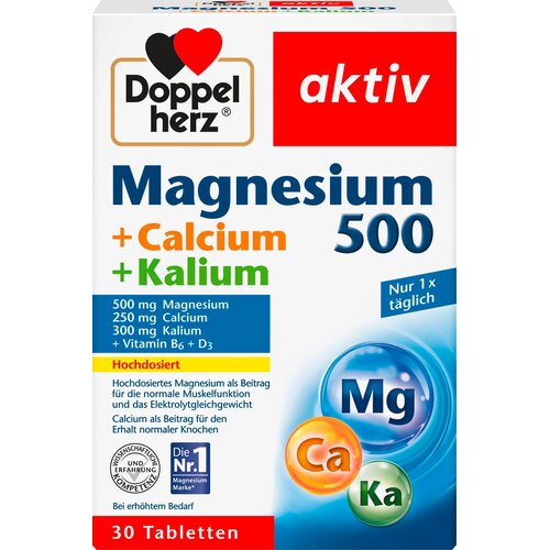  Magnezij 500 + kalcij + kalij - 30 tabl. Cene