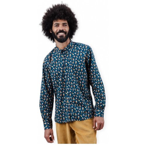 Brava Fabrics Srajce z dolgimi rokavi Peanuts Astronaut Shirt - Blue Modra Slike