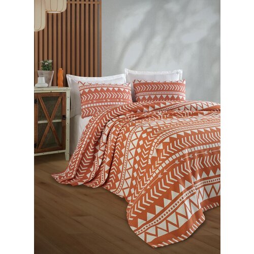 Lessentiel Maison set prekrivač i jastučnice artec, 200x230 cm, narandžasti Slike
