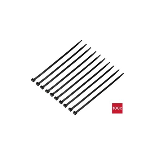 TRU COMPONENTS TC-12533364 vezice 300 mm 7.6 mm crna 100 St. Slike