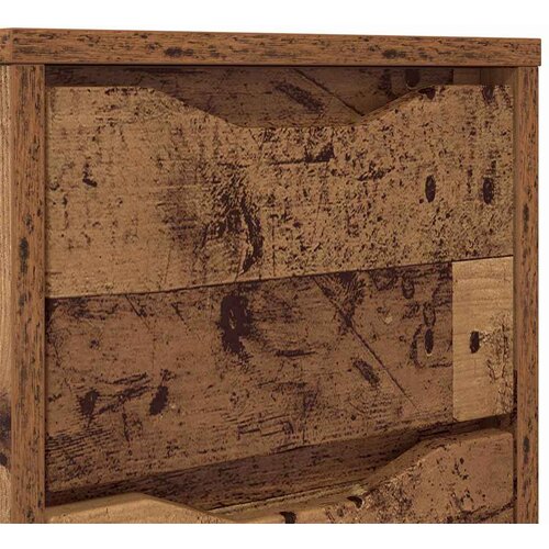  Noćni ormarići s ladicama 2 pcs Staro drvo 30,5 x 30 x 43 cm Slike