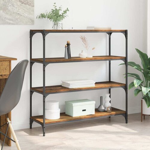 VidaXL Ormarić za knjige Staro drvo 100 x 33 x 100 cm Slike