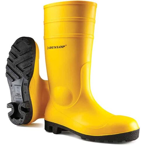 Dunlop zaštitne čizme PROTOMASTOR S5, PVC, žute boje Cene