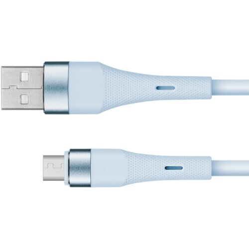  Kruger&Matz USB - microUSB kabel 1 m silikonski plavi Basic Cene