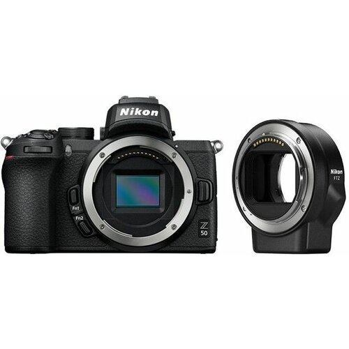 Nikon Z50 telo + FTZ adapter digitalni fotoaparat Slike