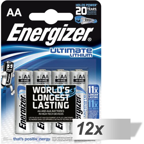 Energizer 12x4 Ultimate Lithium Mignon AA LR 6 1,5V Cijene