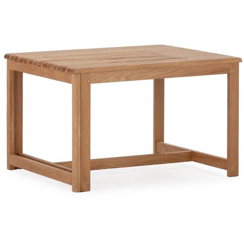 MOME Klubska mizica iz masivnega hrasta v naravni barvi 60x70 cm Unai &amp;ndash; Slike