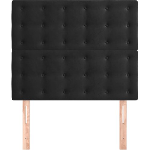  Uzglavlje Crno 90x5x118/128 cm Bar&amp;scaron;unasto Slike