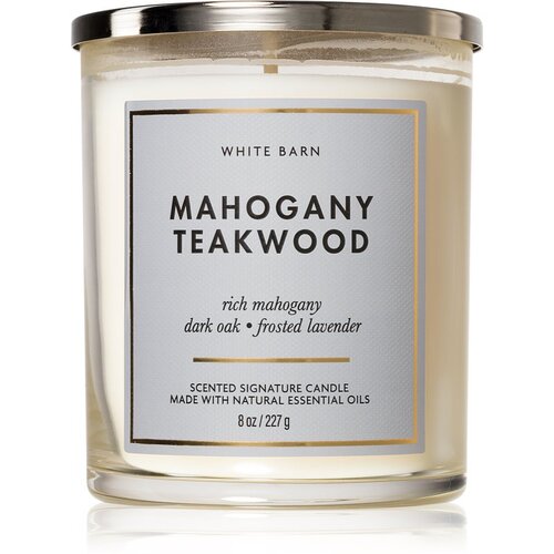 Bath &amp;amp; Body Works Mahogany Teakwood di&amp;scaron;eča sveča 227 g Slike