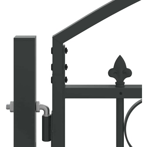 VidaXL Ograda vrata Ostalo Podesiva Siva 400 x 150 cm Čelik Slike
