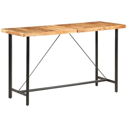  Barski stol 180 x 70 x 107 cm masivno bagremovo drvo Cijene