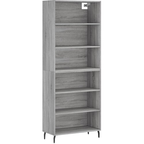 Maison Chic Visoka Komoda - Predalnik siva sonoma 69,5x32,5x180 cm inženirski les, (21720159) Cene
