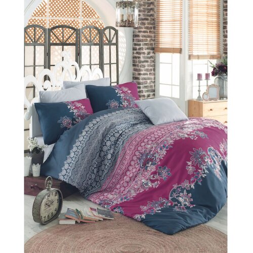 Colourful Cotton Ranforce posteljina (200x220) Azra Fuchsia Cene