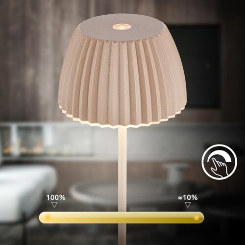 BRILONER 7552-011 - LED prigu&amp;scaron;iva, punjiva spoljna stona lampa MINI LED/1,5W/5V IP44 Slike