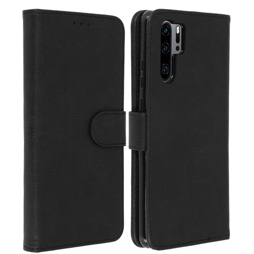 AVIZAR Folio Case Huawei P30 Pro z držalom za kartico - Crna, (20616475) Cene