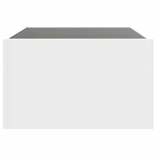  Stolić s beskonačnim LED svjetlima bijeli 70x50x30 cm Slike