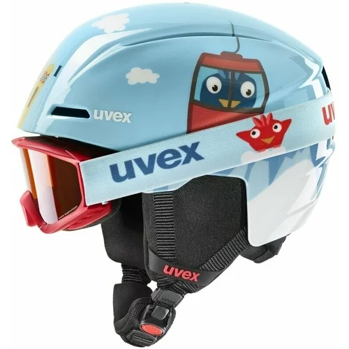 Uvex Viti Set Junior Light Blue Birdy 51-55 cm Skijaška kaciga
