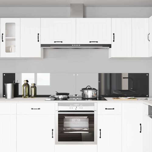  Za&amp;scaron;čita za kuhinjo 2 pcs Temno siva 120 x 40 cm kaljeno steklo, (5000070077) Slike