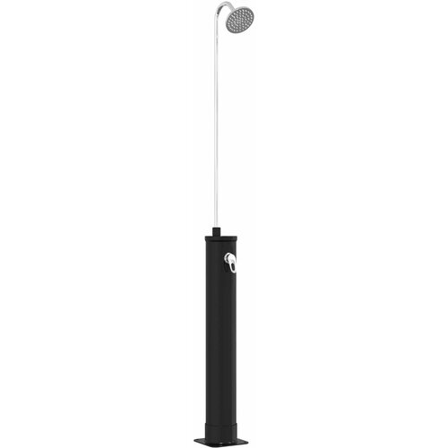  Solarni tu&amp;scaron; s tu&amp;scaron; glavom 20 l PVC, ABS, Legirani cink Crna Slike