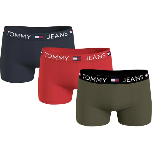 Tommy Hilfiger Underwear Bokserice noćno plava / maslinasta / crvena / bijela