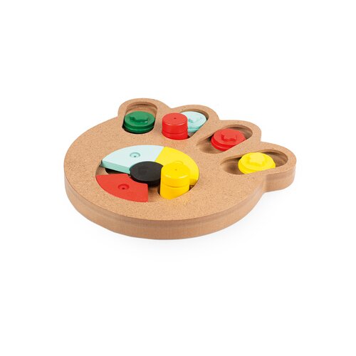Duvoplus igračka za pse interaktivna slide-n-snack puzzle, oblik šape 23.5x21x2.5cm Cene