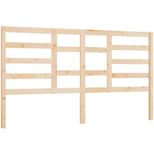  Uzglavlje za krevet 206 x 4 x 104 cm od masivne borovine Slike