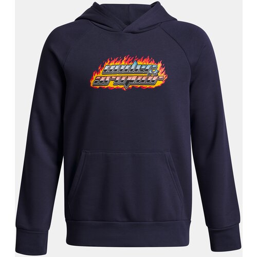 Under Armour Boys&amp;#039; UA Rival Flc Flamin Wdmrk HD-BLU Sweatshirt - Boys Slike