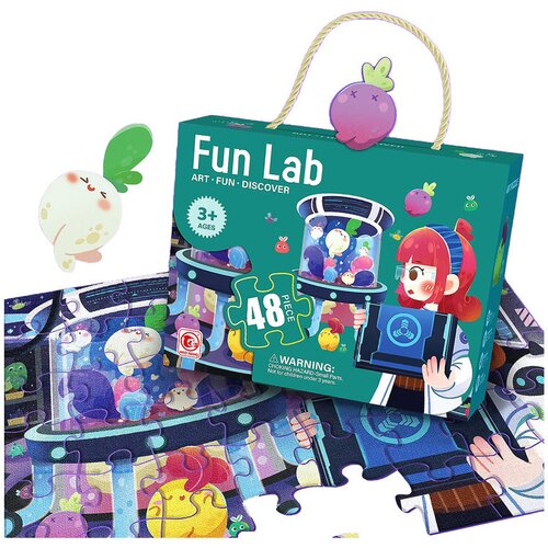  Puzzles For Kids Laboratory Jigsaw Puzzle 48 elements. Slike