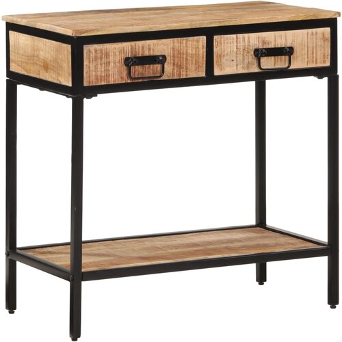 vidaXL Konzolni stol 70 x 35 x 70 cm od masivnog grubog drva manga Cene