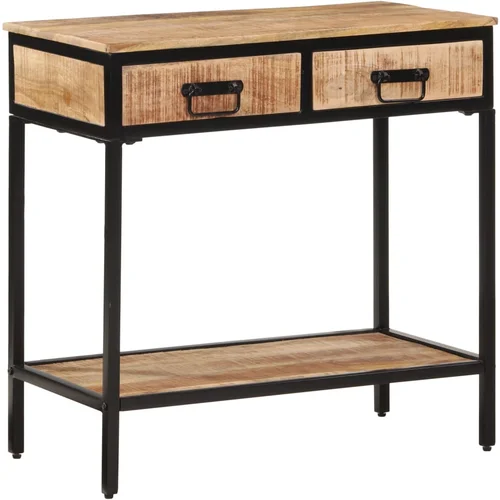 vidaXL Konzolni stol 70 x 35 x 70 cm od masivnog grubog drva manga vidaXL Konzolni stol 70 x 35 x 70 cm od masivnog grubog drva manga