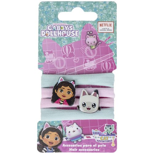 Gabby's Dollhouse HAIR ACCESSORIES HAIR TIE 4 PIECES Slike