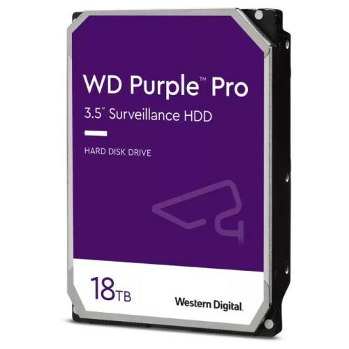 WD (HGST) WD 18TB 3.5 inča SATA III 512MB IntelliPower WD181PURP Purple Pro hard disk Cene