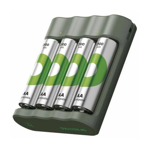 Gp polnilec za baterije + 4x baterije AA 2100mAh ReCyko E441 Cene