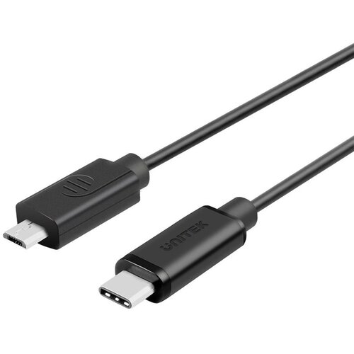 Unitek USB-C - MICROUSB KABEL, 1M, ČRN, (21396130) Slike