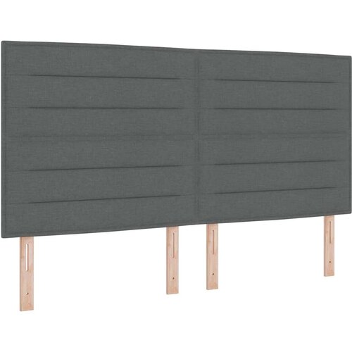 Box spring krevet Tamno siva 180 x 200 cm tkanina Slike
