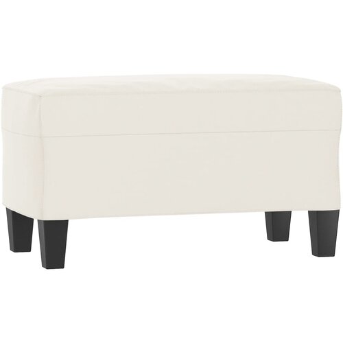 VidaXL Klupa bež 70 x 35 x 41 cm od mikrovlakana - Bež 70 x 35 x 41 cm Slike