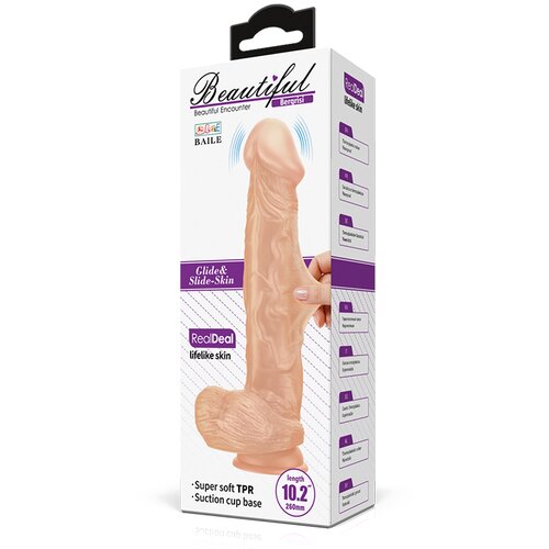  Realni dildo sa testisima u boji kože BW008103ZR / 0556 Cene